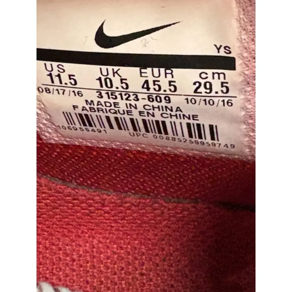 Size 11.5- Nike Air Force 1 Mid '07 Red October 2016 Rare